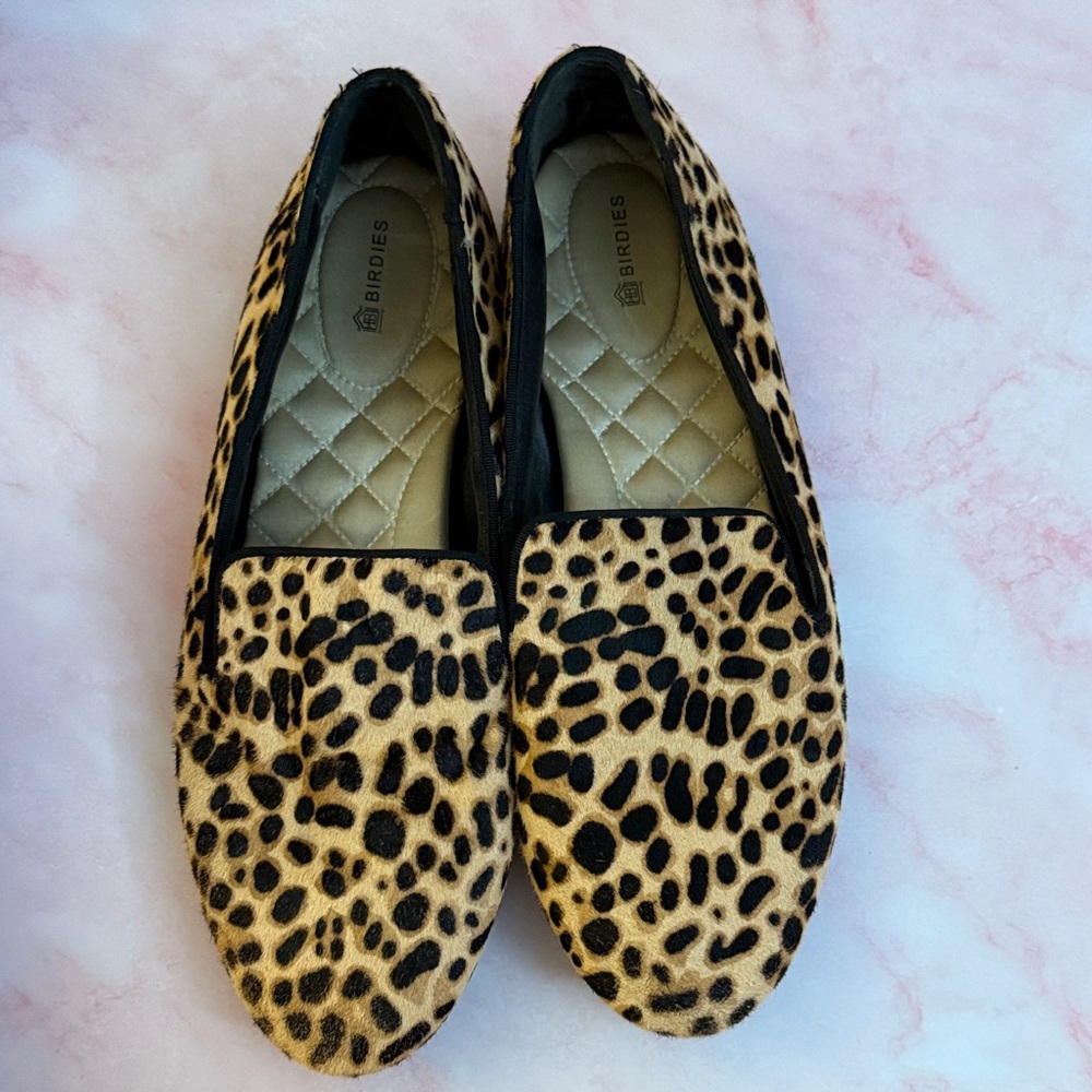 Birdies Cheetah Print Women's Flats- size 10.5